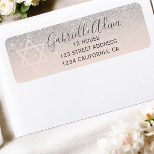 Silver Glitzer Rosa Mieder Mitzvah