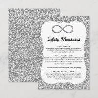 Silver Glitzer Silver Infinity Safety Measures
