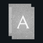 Silver Glitzer Sweet 16 Save the Date Einladung<br><div class="desc">Silver Sparkle Glitzer 16 . Geburtstag Monogram Name und Initial Save the Date Geburtstagsparty Einladung. Diese Einladung ist perfekt für die Sparkle Glitzer Sweet 16 Geburtstagsparty,  die stilvoll feiern möchte.</div>