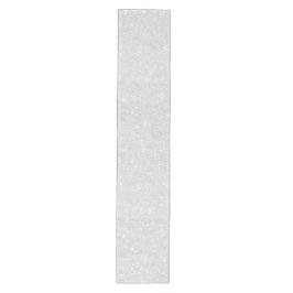 Silver Glitzer Texture White Sparkling Shiny Mittelgroßer Tischläufer