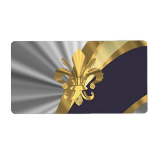 Silver & gold Fleur Lys