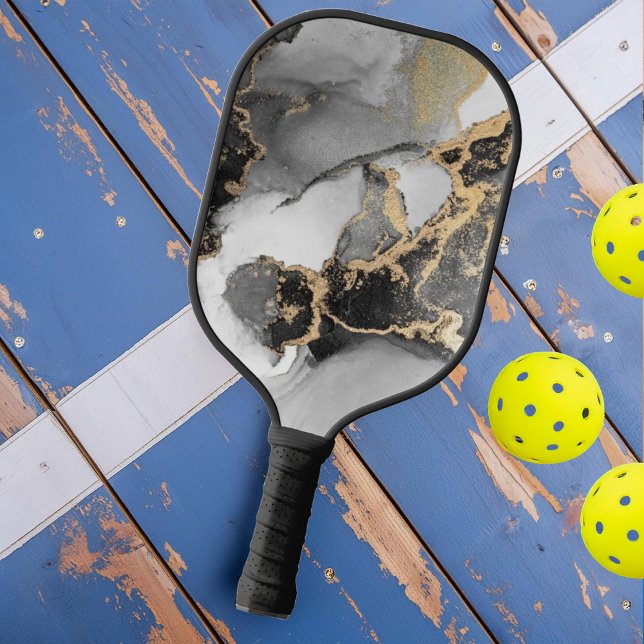 Silver & Gold Marmorstein Pickleball Schläger (Von Creator hochgeladen)
