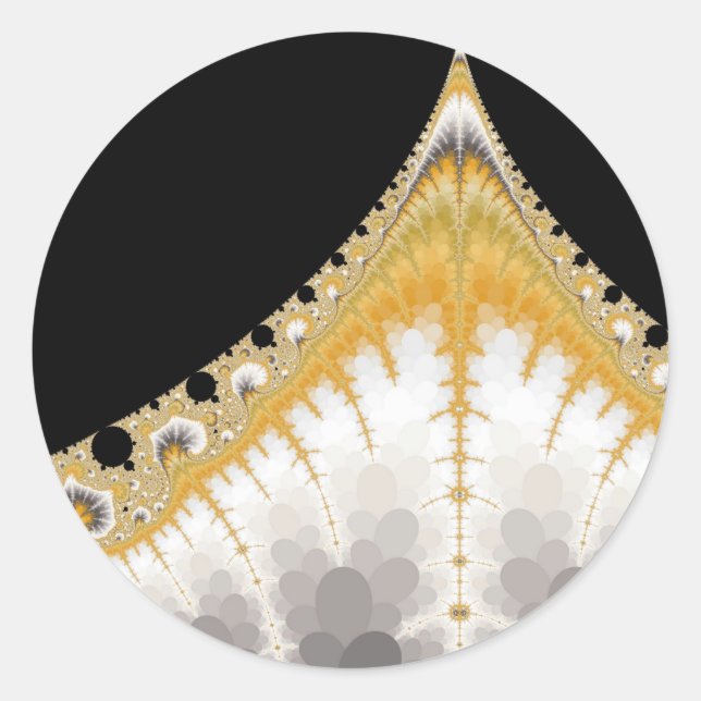 Silver Gold Volcano Stickers (Vorderseite)