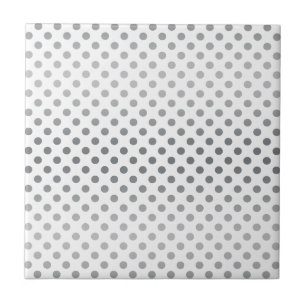 Silver Gradient Polka Dots von Shirley Taylor Fliese