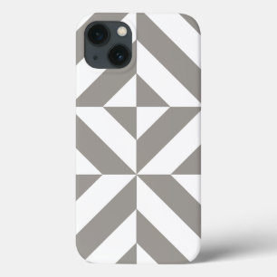 Silver Gray Geometric Deko Cube Pattern title_seo2