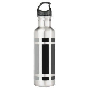 Silver Gray Hues Edelstahlflasche
