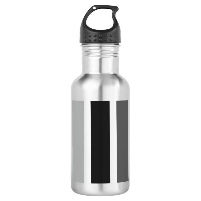 Silver Gray Hues Edelstahlflasche (Vorderseite)