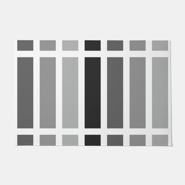 Silver Gray Hues Fußmatte (Vorderseite)
