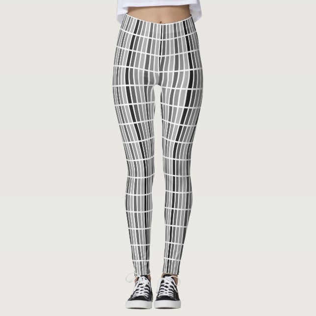 Silver Gray Hues Leggings (Vorderseite)