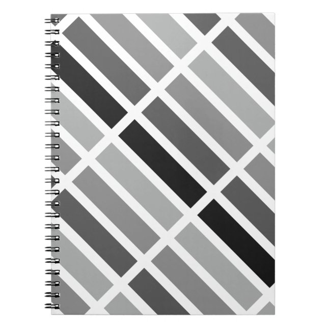 Silver Gray Hues Notizblock (Vorderseite)