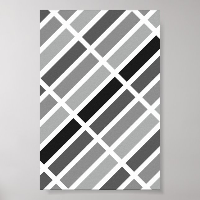 Silver Gray Hues Poster (Vorne)