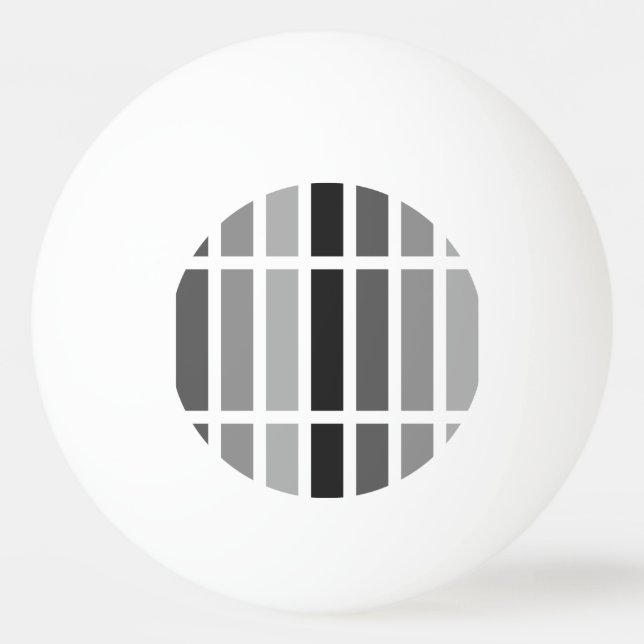 Silver Gray Hues Tischtennisball (Vorderseite)