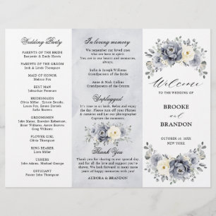 Silver Gray Ivory Winter Wedding Dreiländerprogram