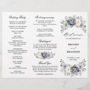 Silver Gray Ivory Winter Wedding Dreiländerprogram