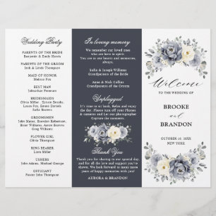 Silver Gray Ivory Winter Wedding Dreiländerprogram
