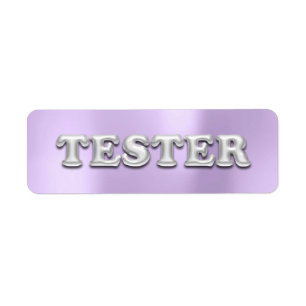 Silver Gray Lila 3D Tester Sample Contaners