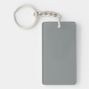 Silver Gray Personalisiert Grau Hintergrund Schlüsselanhänger