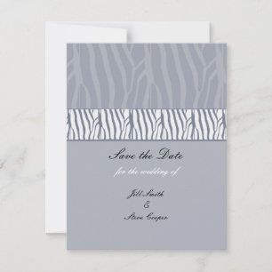 Silver Gray Save the Date