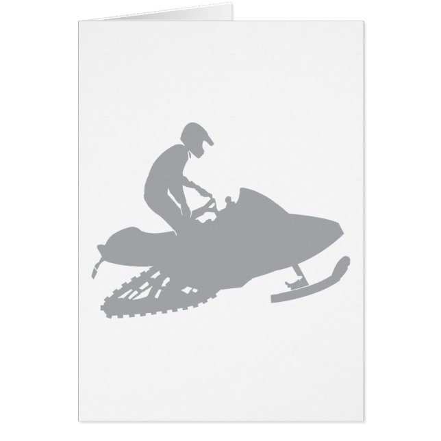 Silver Gray Snowmobiler (Vorne)