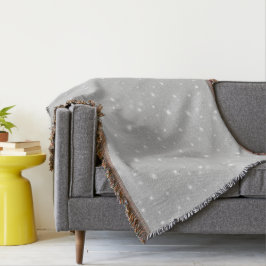 Silver Gray Starlight Decke