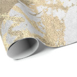 Silver Grey Foxier Gold Marmor Shiny Metallic VIP Geschenkpapier<br><div class="desc">Minimalismus und Eleganz nach den Trends der Inneneinrichtung. Für viele Luxus-Glam-Situationen</div>