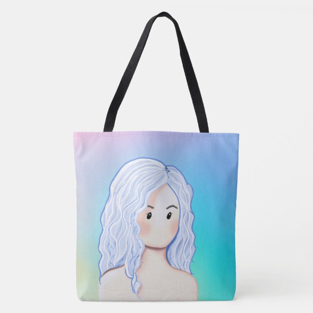 Silver Hair Beauty Tasche (Vorderseite)