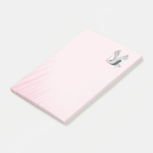Silver Heelses Pink Post-it Klebezettel