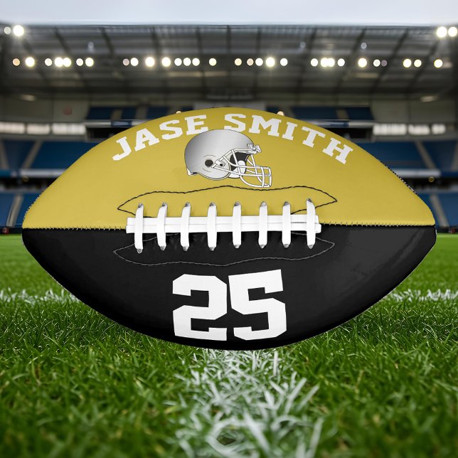 Silver Helm Gold Black ・ Custom Football (Von Creator hochgeladen)