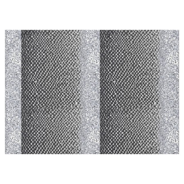 Silver Here AI Art Tischdecke (Vorderseite (Horizontal))