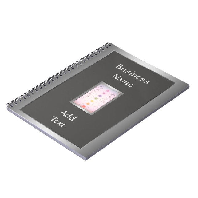 Silver Holistic Healing Hands Notizblock (Linke Seite)