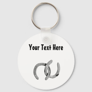 Silver Horse Shoe Anpassbarer Schlüsselanhänger