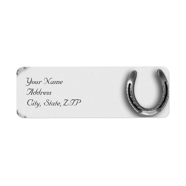 Silver Horseshoe auf Weiß (Vorne)