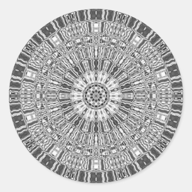 SILVER ILLUSION RUNDER AUFKLEBER (Vorderseite)
