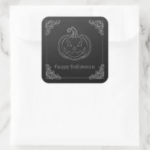Silver Jack O' Lantern Halloween