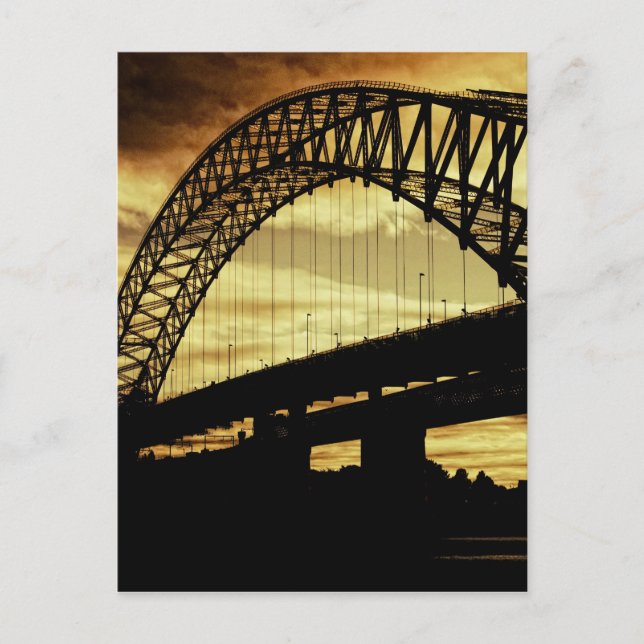 Silver Jubilee Bridge Postkarte (Vorderseite)