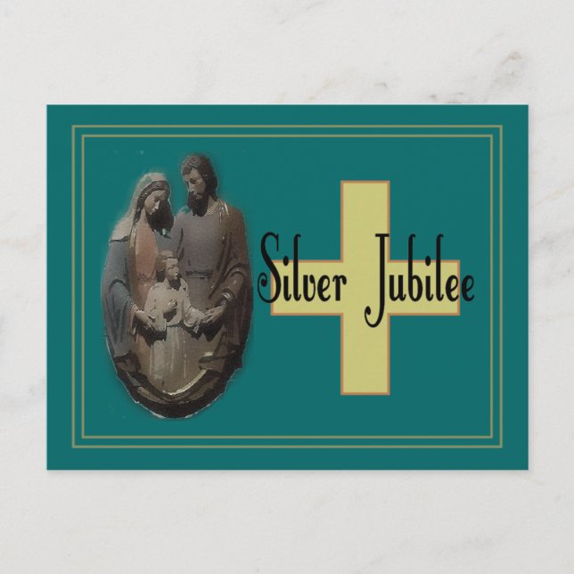 Silver Jubilee Geschenke für Nonnen Postkarte (Vorderseite)