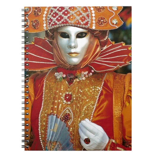 Silver Kabuku Mask Notizblock (Vorderseite)