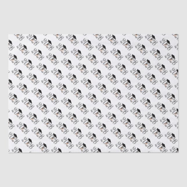 Silver-Klasse des Abschlusses 2026 Seidenpapier (Vorderseite)