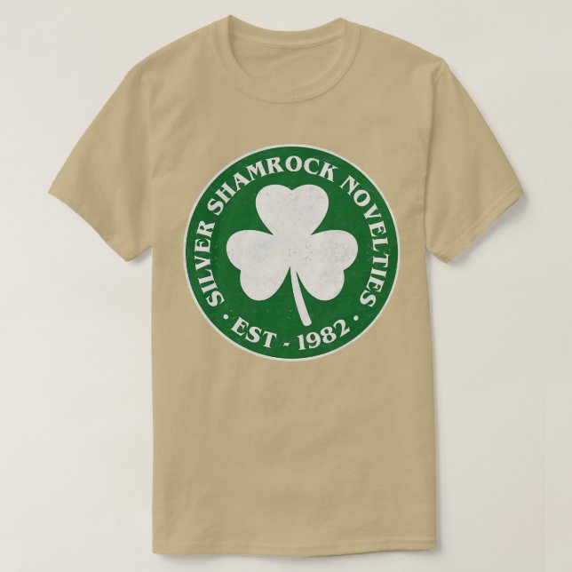 Silver Kleeblatt Neuheiten Halloween T-Shirt (Design vorne)