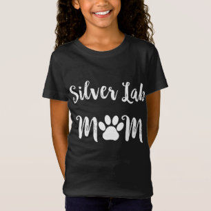 Silver Labrador Mama Hund Lover T-Shirt