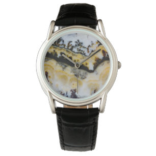 Silver Lace Onyx Armbanduhr