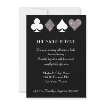 Silver Las Vegas Probe Abendessen Einladung