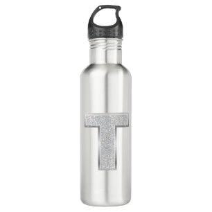 Silver Letter T Edelstahlflasche