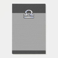 Silver Libra Zodiac Sign auf schwarzer Schlange Ha