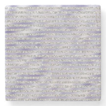 Silver Lila Glitzy Glitzer Streifen