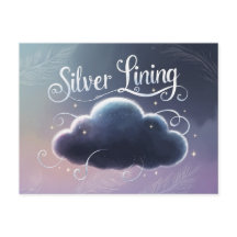 Silver Lining Wolke gemalt