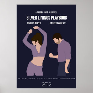 Silver Linings Playbook Minimalistisch Movie Poster