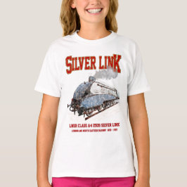 Silver Link - LNER Class A4 2509 Steam Train Loco T-Shirt
