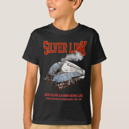Silver Link - LNER Class A4 2509 Steam Train Loco T-Shirt