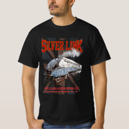 Silver Link LNER Klasse A4 2509 Lokomotive UK-Flag T-Shirt